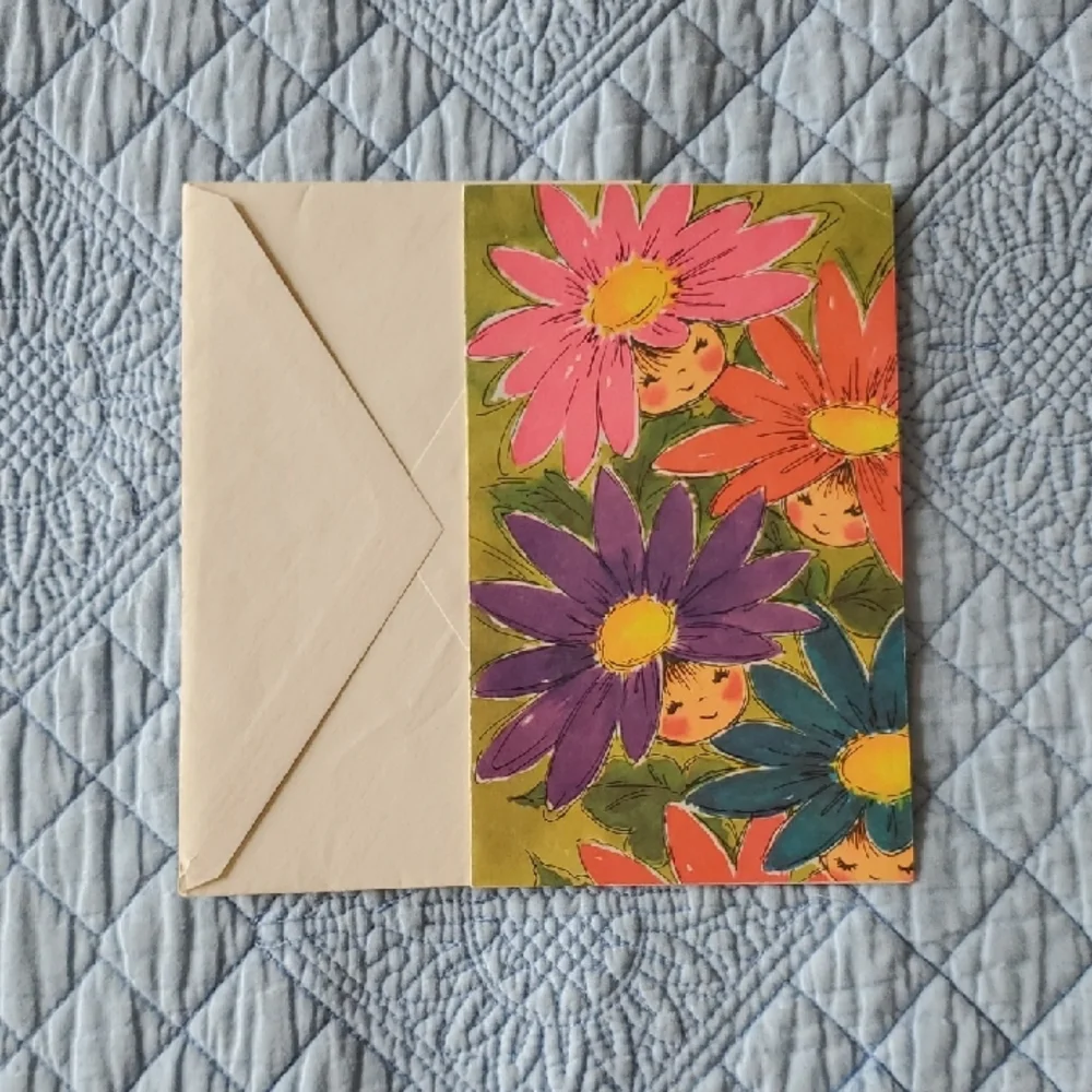 Vintage Unused Birthday Card, Size 4